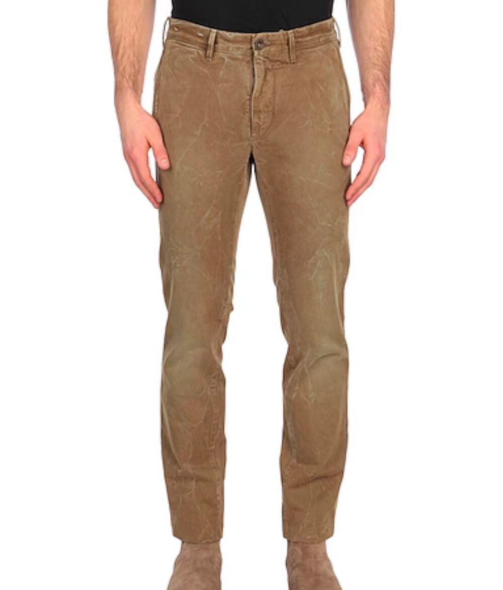 Incotex by Slowear - Cotton - Linen slim fit Slacks / 32x32 / khaki